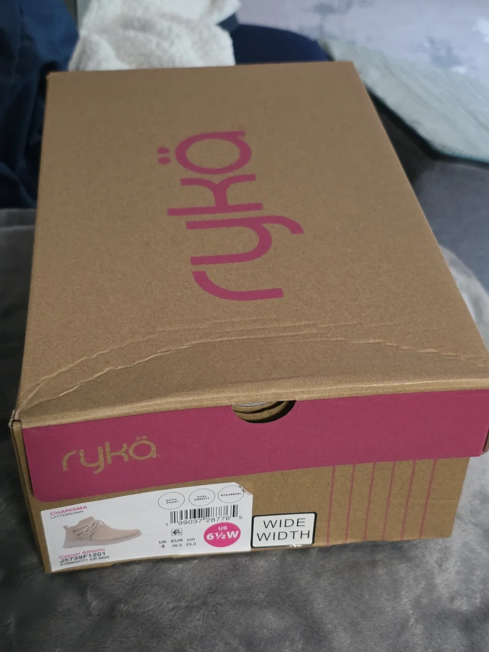 Wide Ryka Charisma RykäRepel Wide Waterproof Sneakers NWB 6.5W Latte